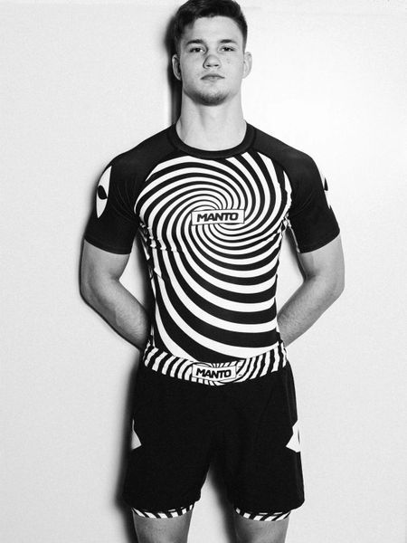 Шорты MANTO fight shorts ILLUSION  Black/White  20975120 фото