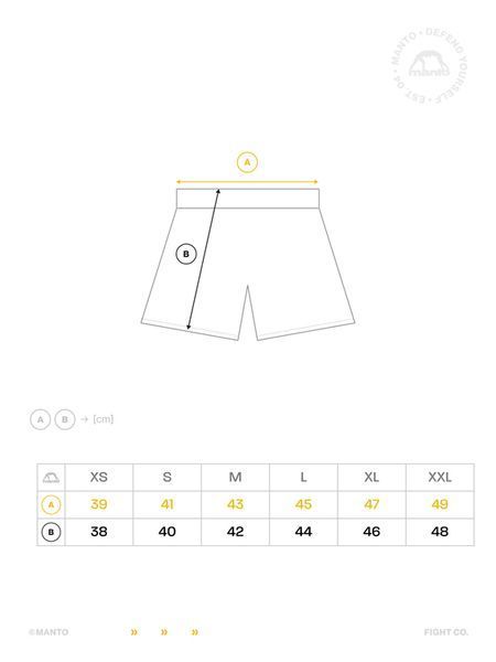 Шорты MANTO fight shorts ILLUSION  Black/White  20975120 фото