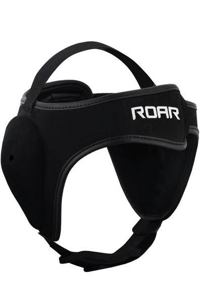 Навушники ROAR BJJ Headgear для боротьби, змішаних єдиноборств, спаррингу (чорні) 98362593 фото