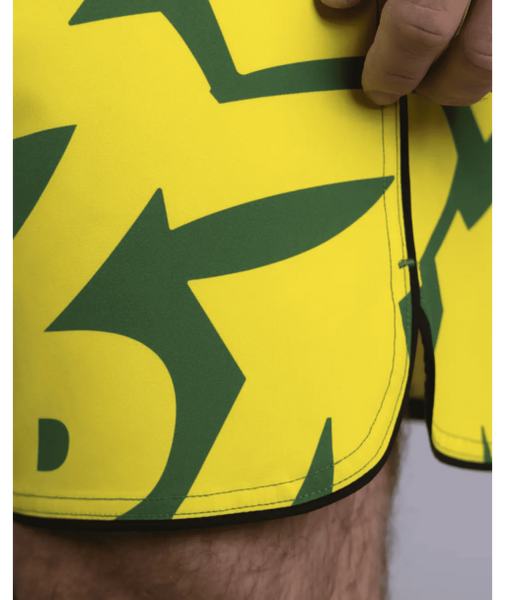 Шорти SCRAMBLE Baka Shorts &ndash; Green and Yellow 20975054 фото