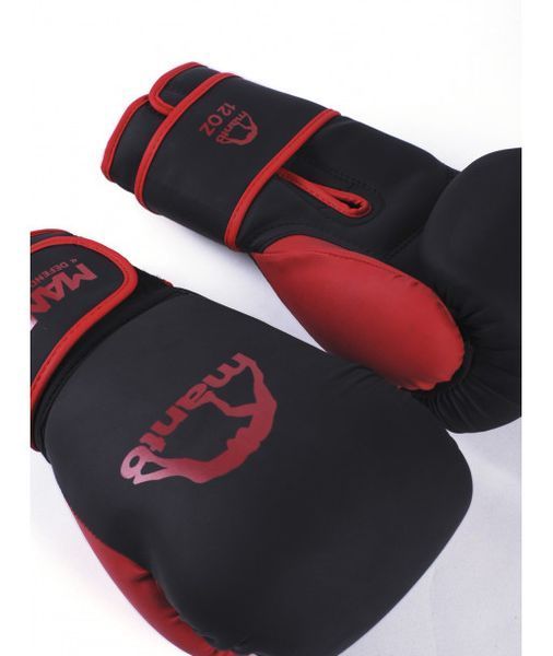 Боксерські рукавиці MANTO Boxing Gloves ESSENTIAL black-red 39457213 фото