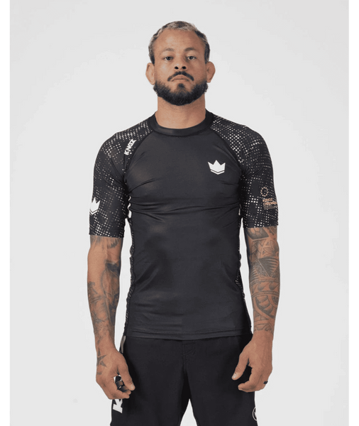 Рашгард KINGZ Ranked Performance V3 S/S Rashguard &ndash; Black 1729524839 фото
