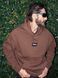 Кенгуру MANTO hoodie LABEL 25 OVERSIZE brown 2110191953 фото 1