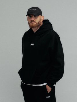 Кенгуру MANTO hoodie LABEL 25 OVERSIZE black 220943563 фото