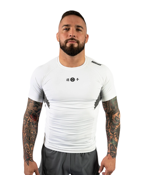 Рашгард SCRAMBLE Senshu Rashguard 26 - White 2534683803 фото