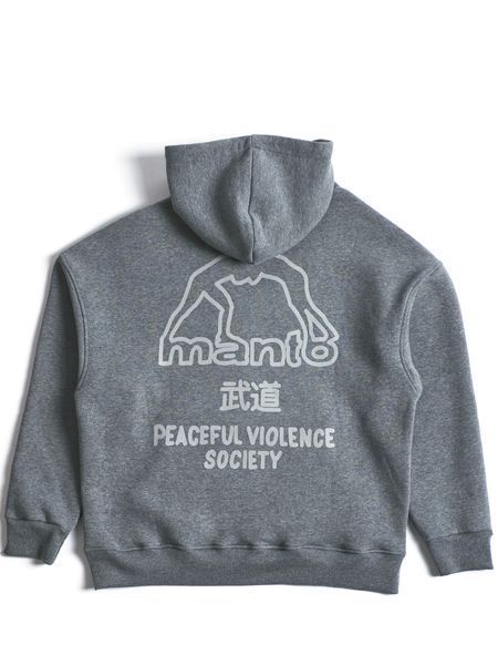 Кенгуру MANTO hoodie SOCIETY OVERSIZE heather gray 2107475850 фото
