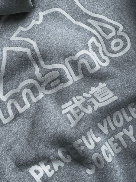 Кенгуру MANTO hoodie SOCIETY OVERSIZE heather gray 2107475850 фото