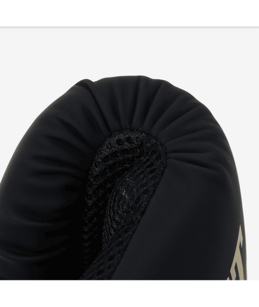 Боксерские перчатки Everlast ELITE 2 BOXING GLOVE Black Gold 897987098 фото