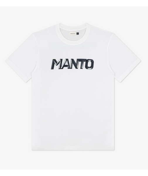 Футболка MANTO t-shirt METAL LOGOTYPE white 785789897 фото
