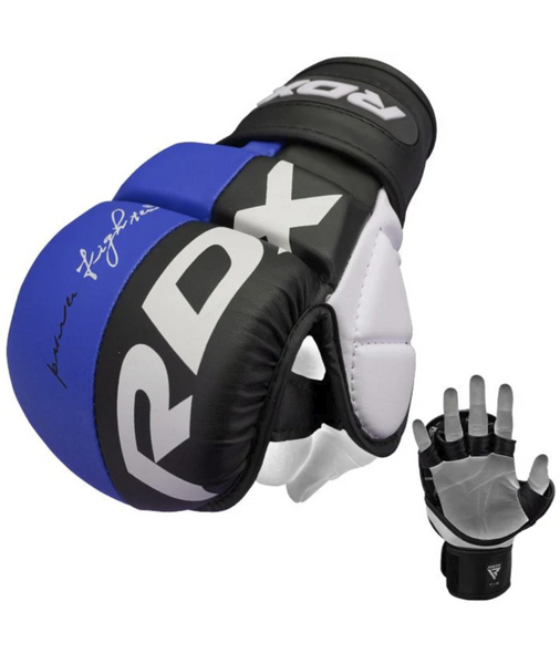 Рукавиці для ММА RDX T6 MMA Sparring Gloves - Blue 34063-748 фото