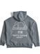 Кенгуру MANTO hoodie SOCIETY OVERSIZE heather gray 2107475850 фото 5