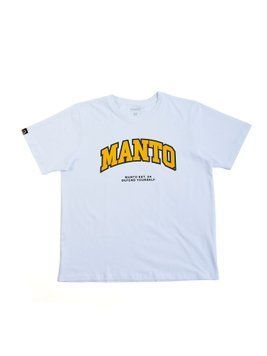 Футболка MANTO t-shirt VARSITY OVERSIZE white 2551069313 фото
