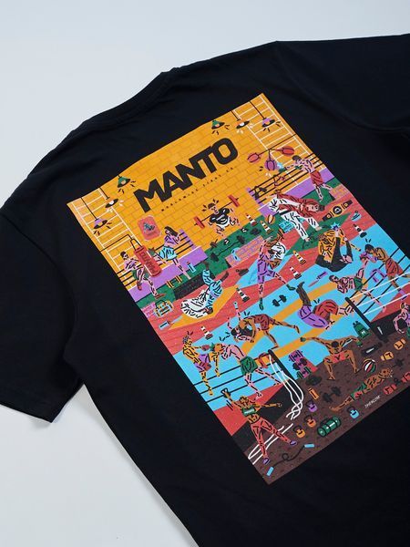 Футболка Manto t-shirt GYM 2.0 black. 1797294429 фото