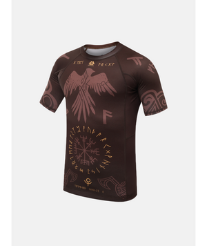 Рашгард PERESVIT Valhalla Rashguard Short Sleeve Brute Brown 2511560135 фото