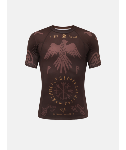 Рашгард PERESVIT Valhalla Rashguard Short Sleeve Brute Brown 2511560135 фото