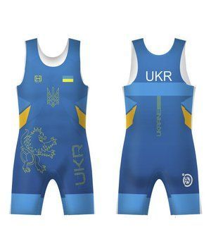 Трико збірної України UWW Ukraine 2018 Blue 1243720198 фото