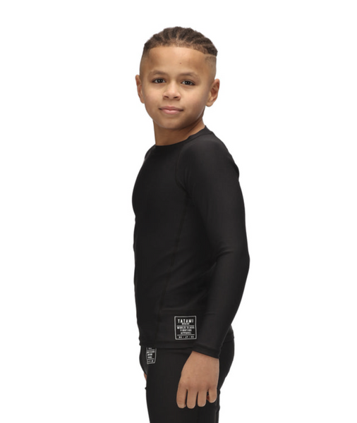 Детский Рашгард TATAMI Kids Nova Rash Guard - Black 1799040753 фото