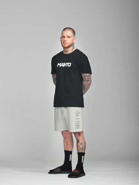 Футболка MANTO t-shirt ANGELS black 209457036 фото