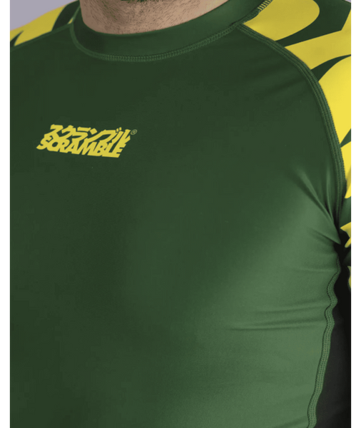 Рашгард SCRAMBLE Baka Rashguard &ndash; Green 2568599009 фото