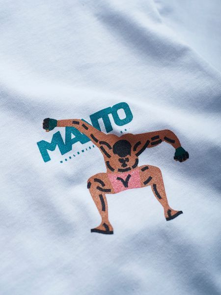 Футболка MANTO t-shirt STOMP white 1877374300 фото