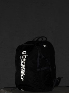 Рюкзак MANTO backpack CROSS black reflective 2151343807 фото