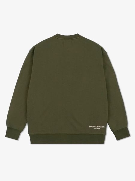 Свитшот MANTO crewneck SOCIETY khaki 2531627875 фото