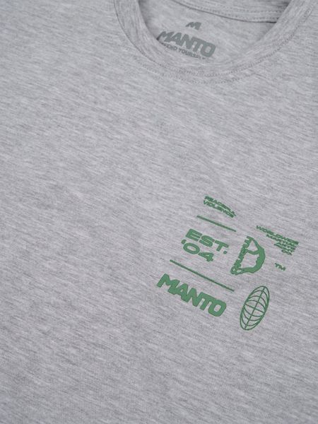 Футболка MANTO t-shirt AHEAD heather gray 2248123060 фото