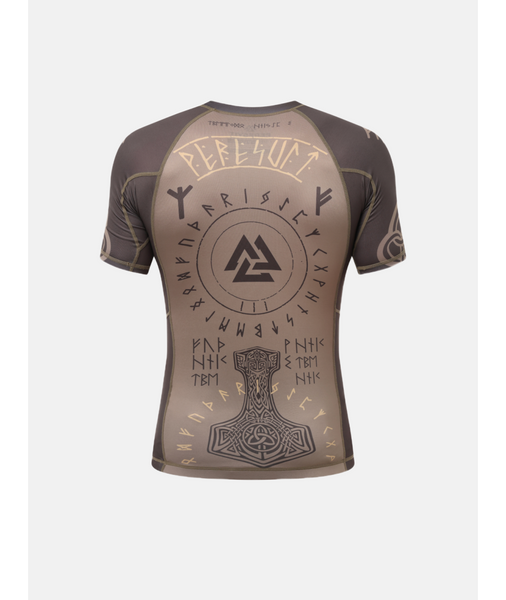 Рашгард PERESVIT Valhalla Rashguard Short Sleeve Ash Brown 1637996963 фото