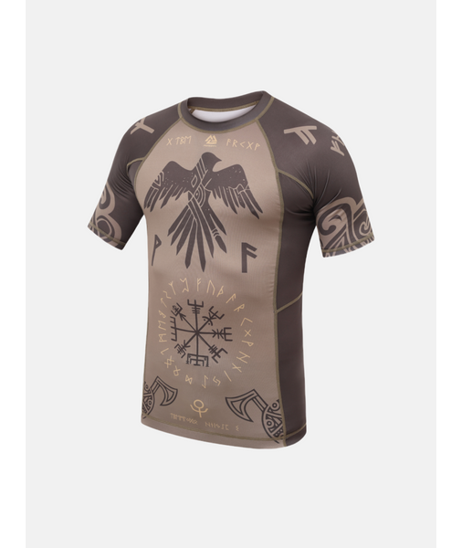 Рашгард PERESVIT Valhalla Rashguard Short Sleeve Ash Brown 1637996963 фото