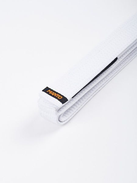 Пояс MANTO belt BJJ LABEL white 1911464451 фото