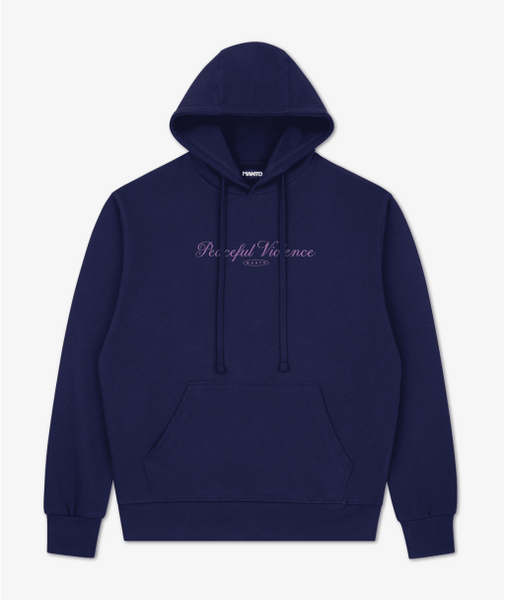 Кенгуру MANTO hoodie PEACEFUL VIOLENCE navy blue 98365352 фото