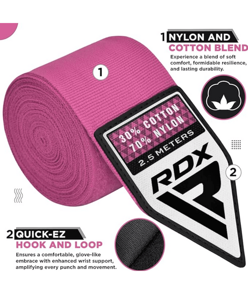 Дитячі Бінти RDX HAND WRAPS 2.5 kids - Pink 309458092 фото