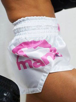 Шорти МУАЙ-ТАЙ MANTO shorts MUAY THAI DUAL white 2257686262 фото