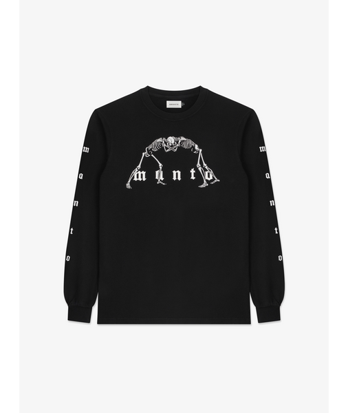 Лонгслив MANTO longsleeve BONES - Black 56978057346 фото