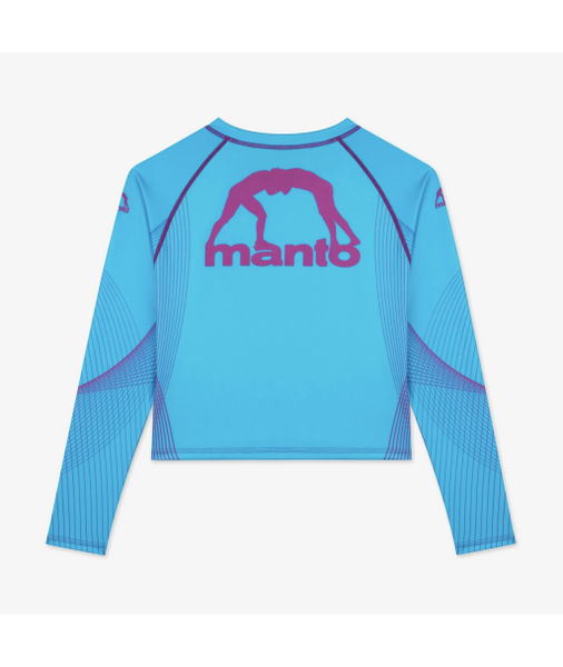 Женский Рашгард MANTO rashguard PEACEFUL VIOLENCE blue 247609616 фото