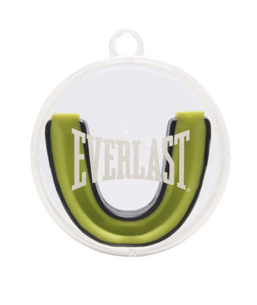 Капа для боксу Everlast EVERSHIELD DOUBLE MOUTH GUARD Black/Green UNI 3-568-3212 фото