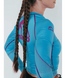 Женский Рашгард MANTO rashguard PEACEFUL VIOLENCE blue 247609616 фото 3