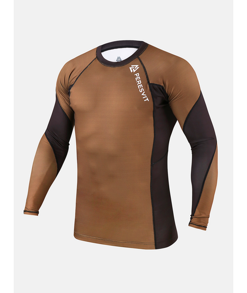 Рашгард PERESVIT Core Rashguard Long Sleeve Brown 2549735038 фото