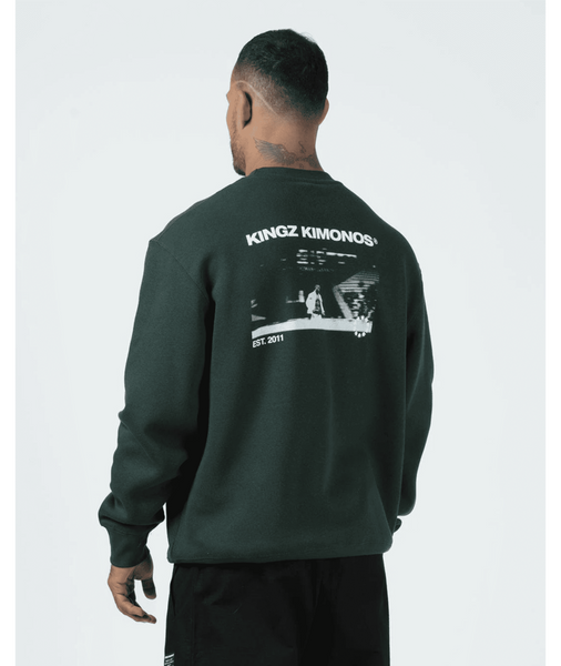 Свитшот KINGZ Solo Crewneck Sweater - Green 2191095707 фото