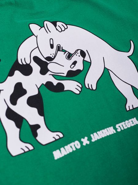 Дитяча футболка MANTO kids t-shirt DOGS green 2107413561 фото