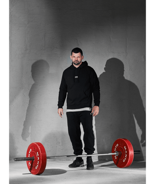 Кенгуру MANTO hoodie LABEL 25 REGULAR black 1971378102 фото