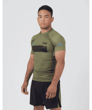 Рашгард KINGZ Trooper Rashguard &ndash; Black/Green 4597-568 фото
