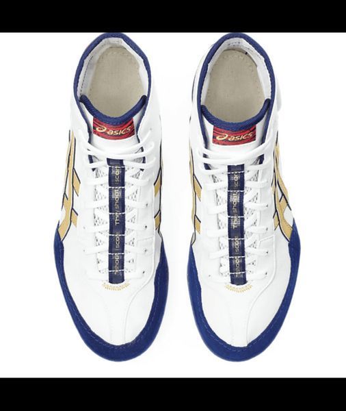 Борцовки Asics Dan Gable Evo 3 White/Rich Gold 1081A065-100-7 фото