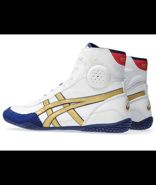 Борцовки Asics Dan Gable Evo 3 White/Rich Gold 1081A065-100-7 фото
