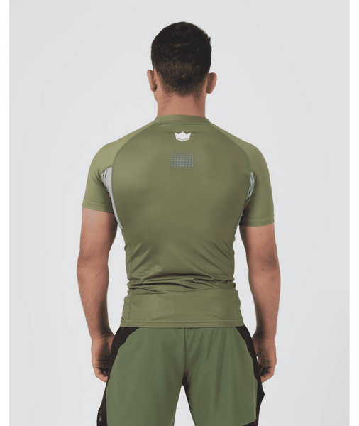 Рашгард KINGZ Trooper Rashguard &ndash; Black/Green 4597-568 фото