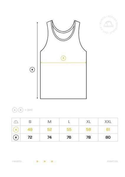 Майка MANTO tank top VIBE 25 black 2549735035 фото