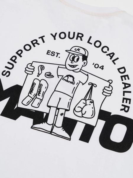 Футболка MANTO t-shirt DEALER white 2545070288 фото