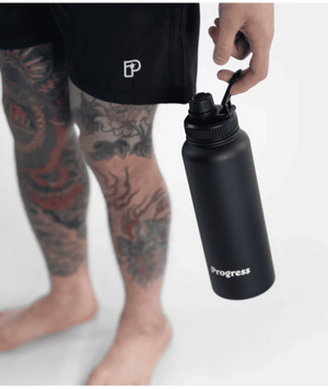 Бутилка-термос для води PROGRESS 1.2L Water Bottle - Black 1991922004 фото