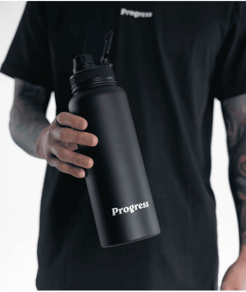 Бутилка-термос для води PROGRESS 1.2L Water Bottle - Black 1991922004 фото