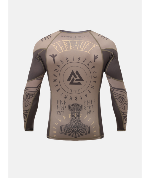 Рашгард PERESVIT Valhalla Rashguard Long Sleeve Ash Brown 2546406276 фото
